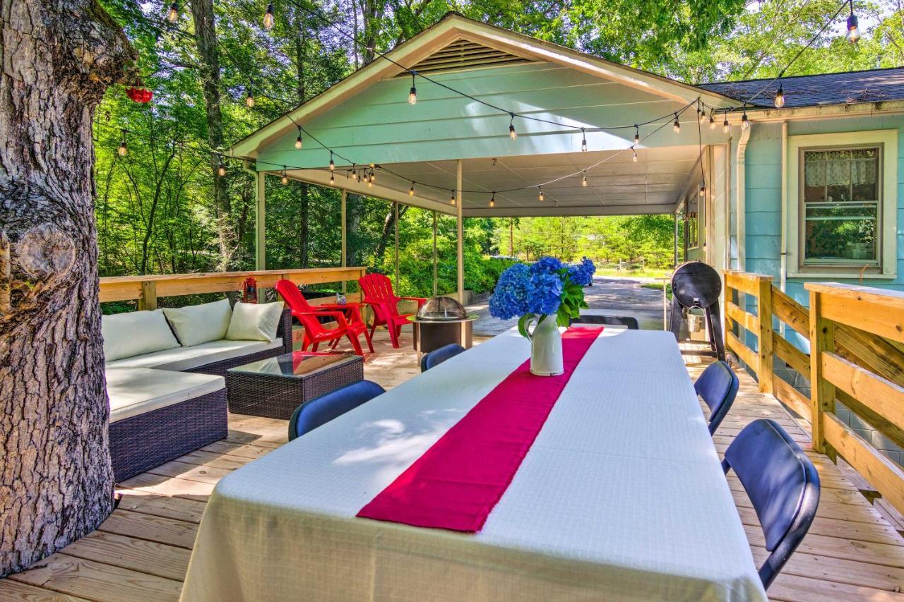 Cottage With Deck And Fire Pits About 9 Mi To Lake Lure! Екстериор снимка