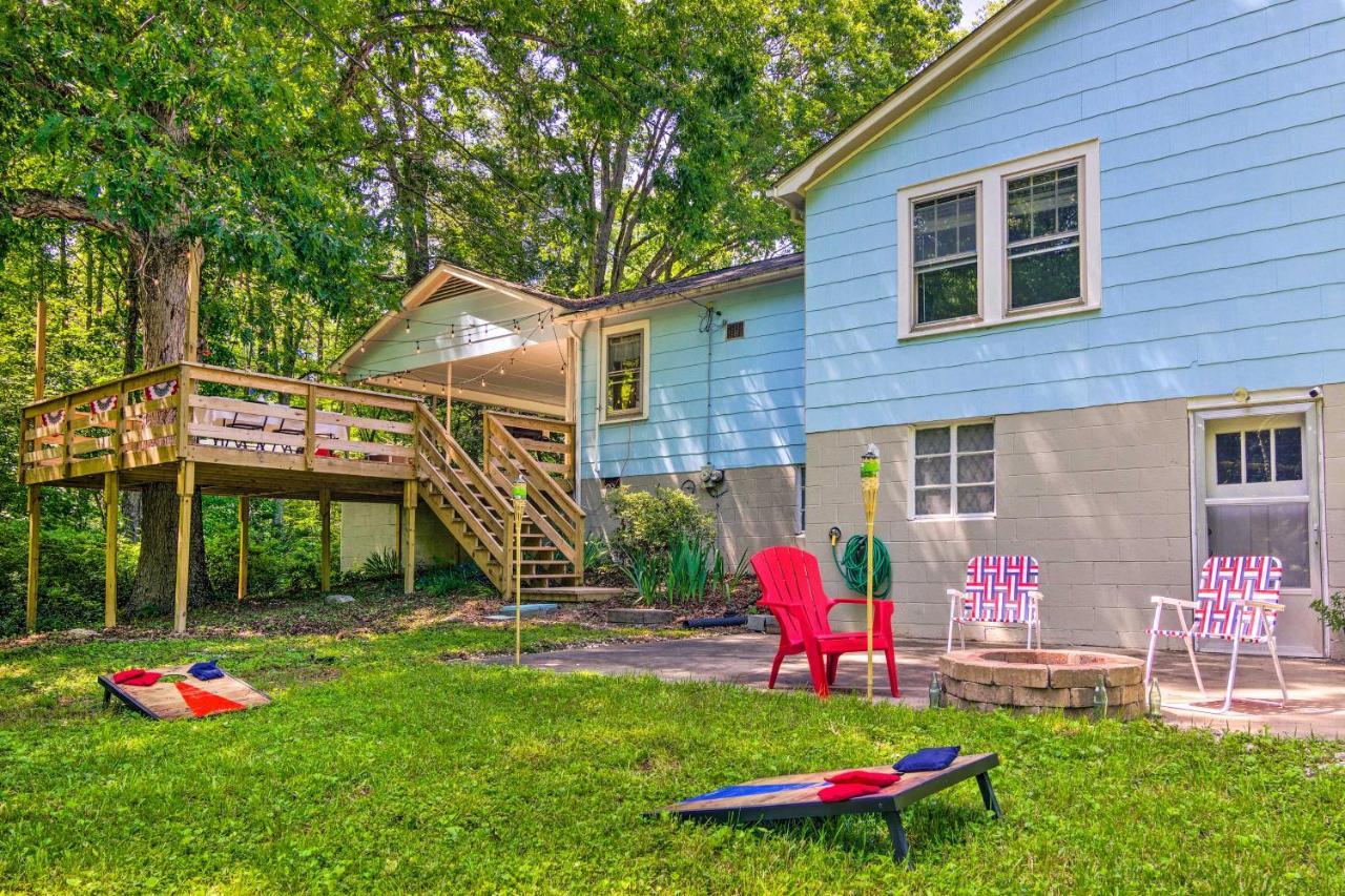 Cottage With Deck And Fire Pits About 9 Mi To Lake Lure! Екстериор снимка